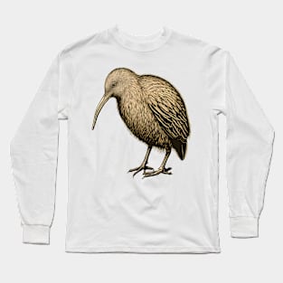 New Zealand Kiwi Bird Long Sleeve T-Shirt